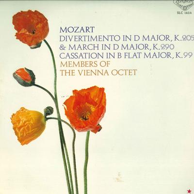 Disque vinyle MEMBRES DE L'OCTUOR DE VIENNE Mozart La Joie en ré majeur et Marche en SLC1424 LONDRES 1965 Japon Classique d'occasion
