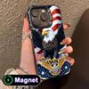 USA America Flag Translucent MagSafe Mobile Phone Case for iPhone 17 16 15 14 13 12 11 Air Pro Max Plus Colorful Cover