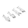 4PCS Bed Sheet Holder Straps Fastener Elastic Mattress Cover Blankets Holder Grippers Home Bedding White