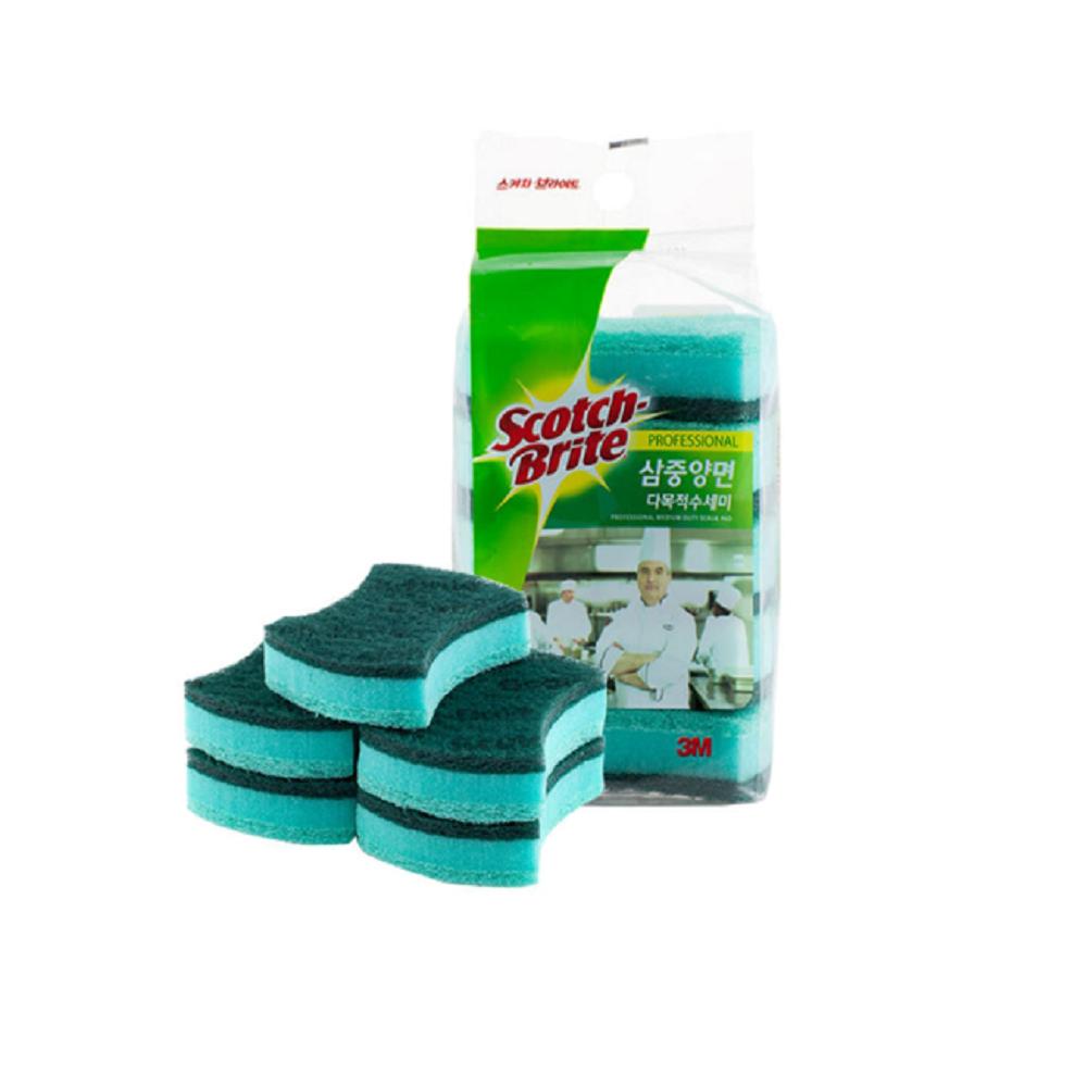 For dishwashing, use 3M Scotch Brite Multipurpose Scrubbers, 5-Pack CH116