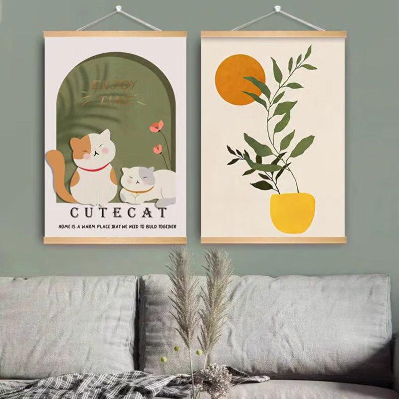 Декоративная масляная живопись на ткани кремового стиля