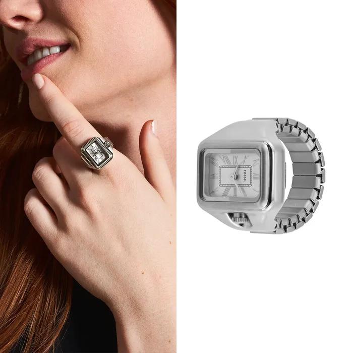 ES5344 (Watch Ring) Raquel Ring Watch Unisex Ring Watch