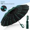 Folding Strong Windproof Automatic Umbrella 192 Keel Buckle Umbrella Sunshade Men'S Umbrella Rain Large Parasol For Women