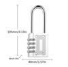 Luggage Lock Suitcase Lock 4-Digit Security Combination Padlocks Small Travel Lock for Toolboxes School Gym
