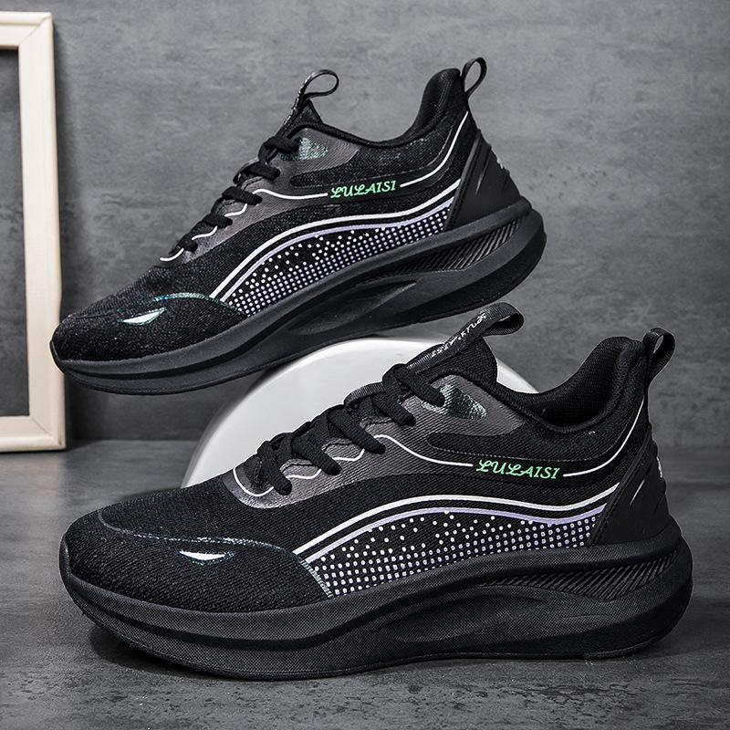 Men's and women's shock-absorbing cool running shoes 2025 professional running shoes sports thick-soled shock-absorbing running shoes men's couple