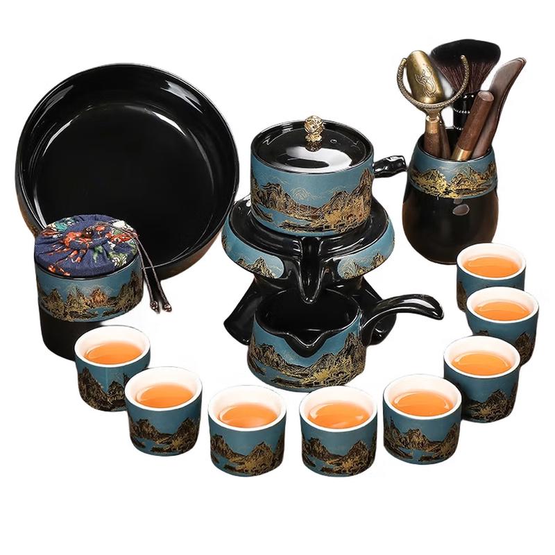 Qianli Jiangshan Ceramic Tea Set