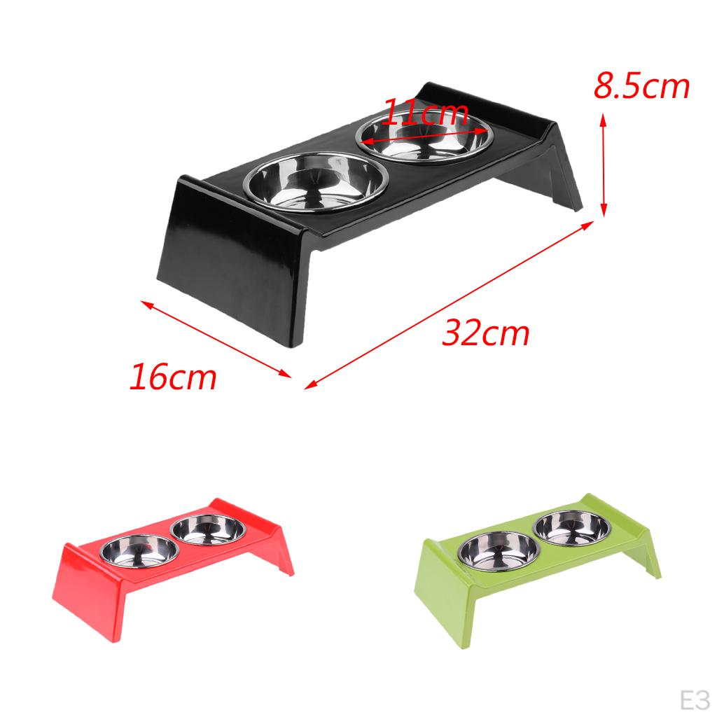 Litter Food Feeding Weaning Stainless Steel Feeder Bowl