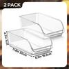 CD Storage Case 2 Pack, Clear CD Organizer, Hold Up To 48 Jewelry Cases