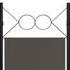 VidaXL Room Divider 3 Panels Anthracite 120x180 Cm