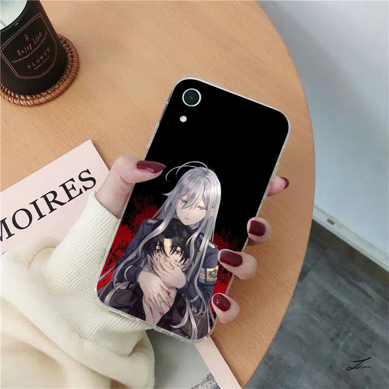 FHNBLJ 86 Eighty Six Anime-Telefonkasten für iPhone 11 12 13 Mini Pro XS MAX 8 7 6 6S Plus X 5S SE 2020 XR-Kasten