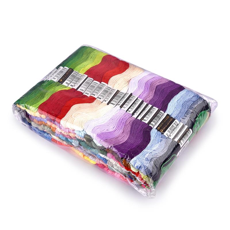 Cross Stitch Cotton Embroidery Thread Floss Sewing Skeins Craft 24/50/100/150/200/250/447 Pieces 8 Meters Per Skein