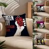 G-Green D-Day Band Album Pillow Case Comfort Sofa Bed Silky Elegant Invisible Zipper Custom Decorative Cushion Cover