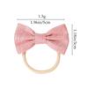 10Pcs/Set Cartoon Bow Flower Hairbands for Children Girls Sweet HairTies Fashion Elastic Rubber Band Hair Rope Hair Accessories
