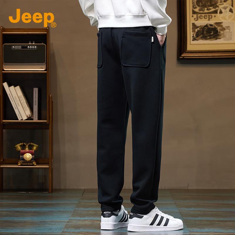 JEEP Men's Multi-Pocket Loose Fit Straight Leg Casual Pants