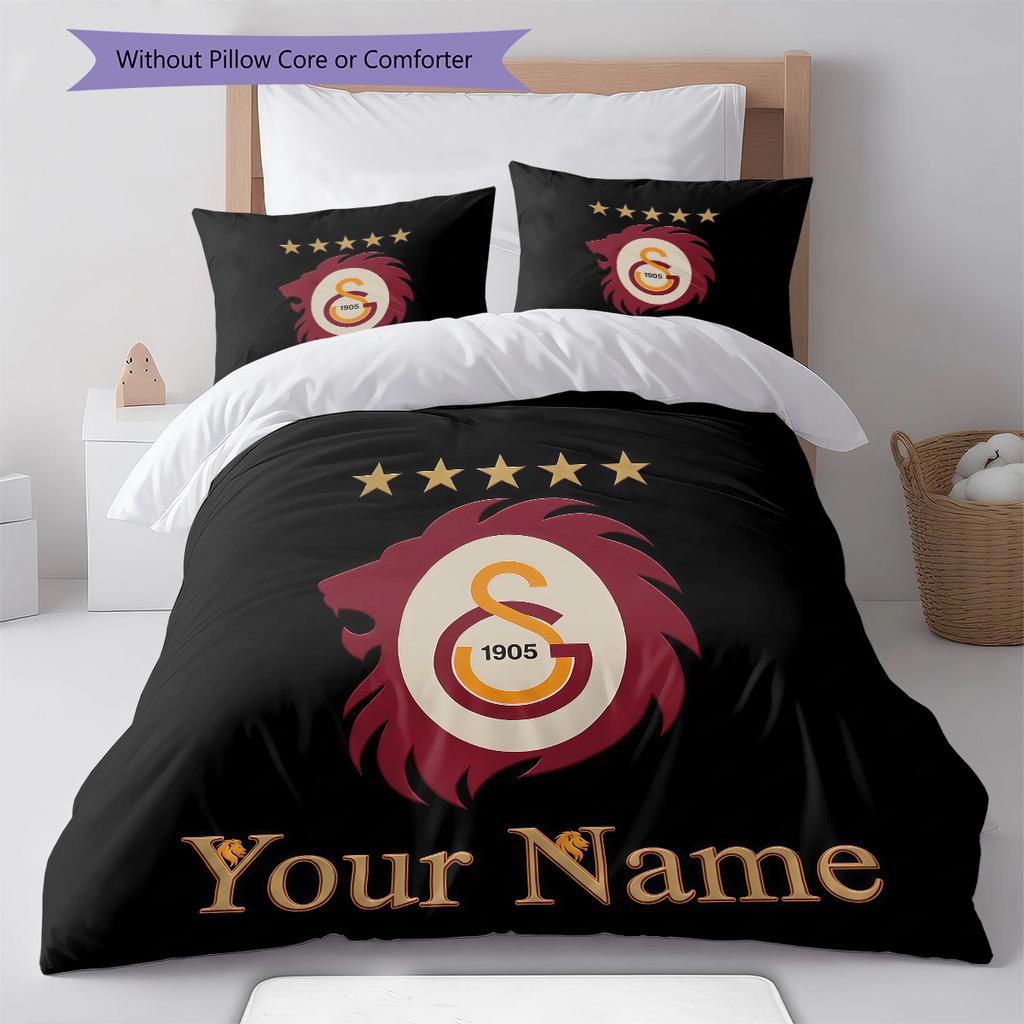 Custom Name Lion Pride Legacy Bedding,Quilt Set Quilt Cover Pillowcase Home Birthday Gift (1 * duvet cover + 2 * pillowcase, without core)