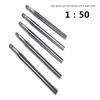 Hand Reamers Set Metric Alloy Steel Reamer Bit Shallow Cut Reamer for Metal Wood Hole Reaming Accuracy Cutting Tool