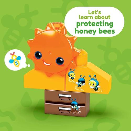 Mega Bloks Green Town Bee and Farm Tractor Set (51 pieces) for ages 1 and up, HDL07