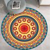Round Carpet for Living Room Bed Room Floor Carpets Home Decor 3D Printed Rugs Anti-slip Mat