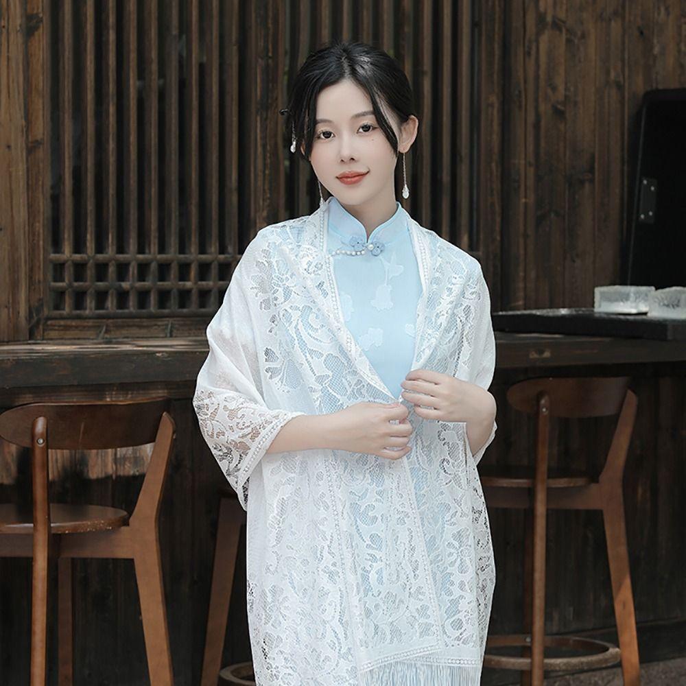 Multicolored Women Shawl With Tassel Wedding Bridal Shawl Wedding Accessories Fashion Scarf  Women
