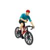 1:64 Cycling Statue Miniature Craft Cycling Scene Miniatures Resin Texture Suitable for Desktop Decorating and Present