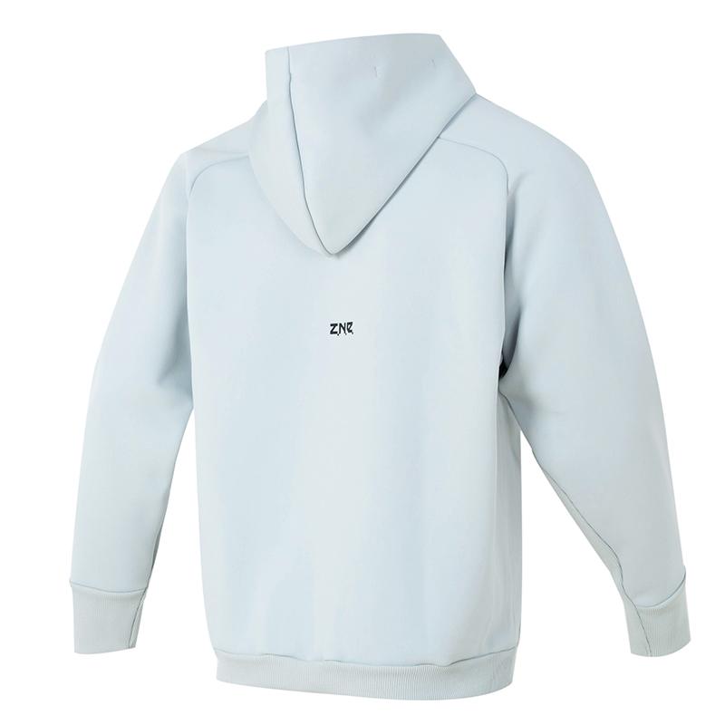 adidas SS24 Z.N.E. Hoodie Jacket With Solid Color Logo Men Sportswear Light-Grey IQ1378