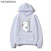 2022 Felpe con Cappuccio Panda Kawaii Unisex Harajuku Needs More Boba Felpa con Cappuccio Unisex Primavera Autunno Estetica Cartone Animato Grafica Felpa