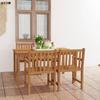 Day and Night - Day and Night Garden Dining Set 5 Pieces Solid Teak Wood