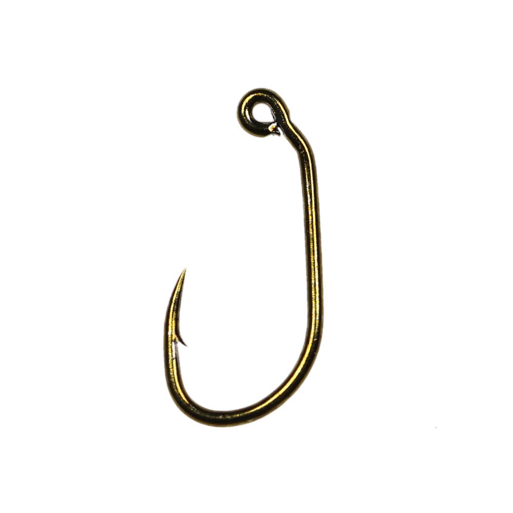 50pcs 60 Degree Angle Barbed Fly Tying Jig Hook 10# 12# 14# 16#  Bronzed Coated Wide Gap Jig Nymph Wet Fly Fishing Lures