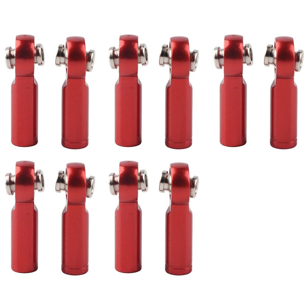 10Pcs Aluminium Alloy M4 and Negative Thrd Tie Push Link Rod Joint For 1/10 Model RC Car