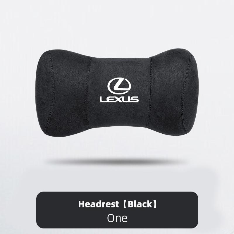 Zamszowy zagłówek samochodowy Oddychająca poduszka pod szyję z pianki memory Dla Lexus RX300 IS200 IS250 ES350 Ct200h UX250h NX300h ES300h RX400h NX