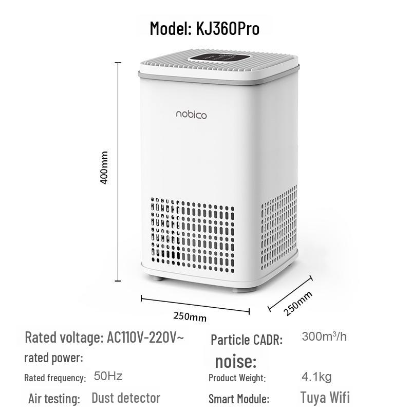 Nobick Vertical Smart Pet Air Purifier: Hair and Odor Removal, Sterilization, and Disinfection for Cats and Dogs