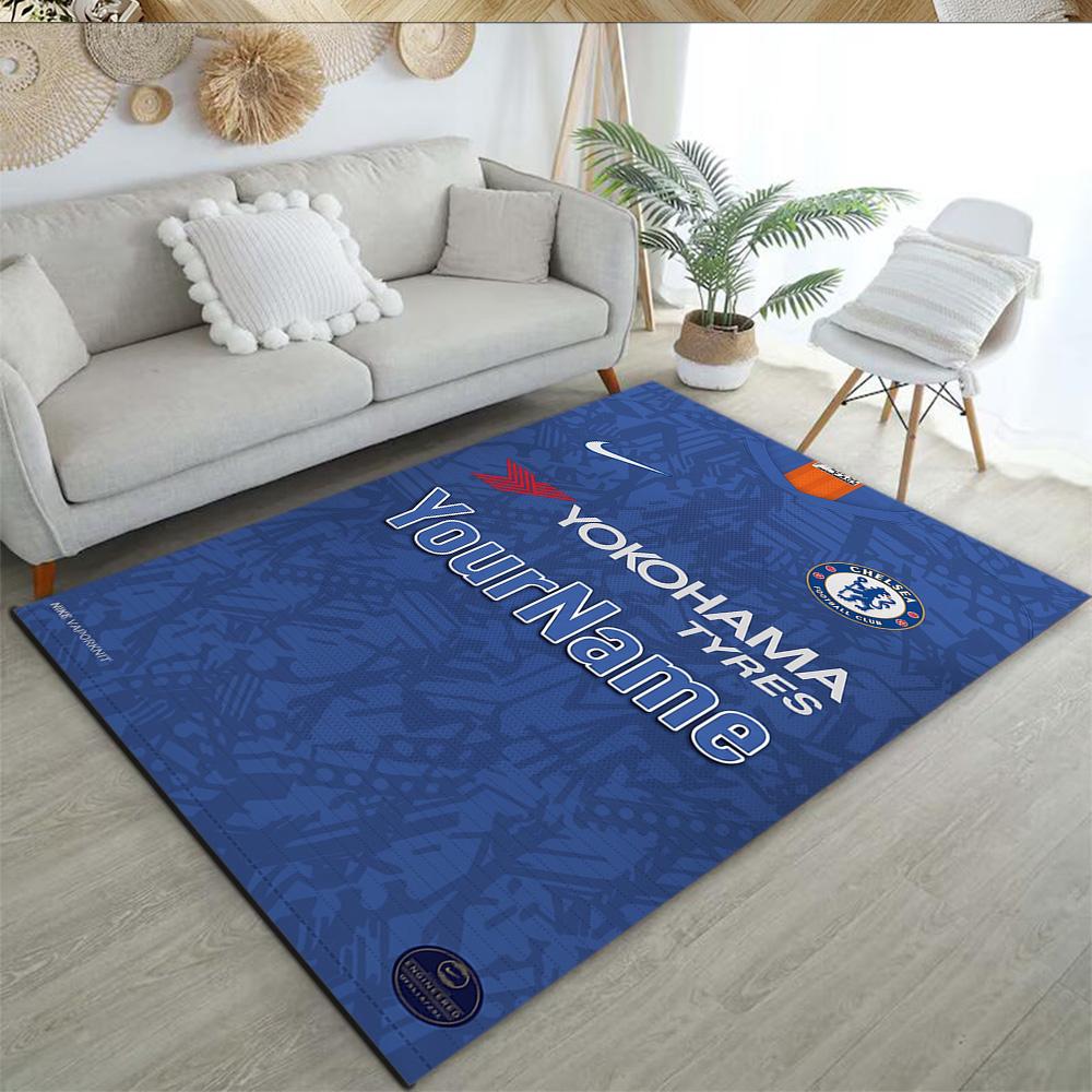 Chelsea Customizable Name Area Rug Design for Entryway Dining Room Balcony Dormitory Anti-slip Rug Office home decor