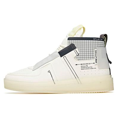 Wysokie Sneakersy Lifestyle Męskie Sneakersy Białe Szare Czarne 912048012-2