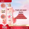 Lux White Peach Foaming Fragrance Shower Gel Duo Pack
