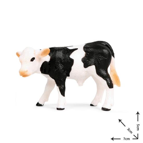 Realistic Cow Cattle Figurine Model Crafts Ornaments Educational Kids Toy Gift