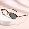 Ultraleichte Mode Internet-Berühmtheit Blaulichtschutz Kurzsichtigkeitsbrille Wechselbare HD Modetrend Elliptische Kurzsichtigkeitsbrille 6085