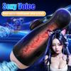Automatic Male Masturbator Sexy Voice Vibrator Masturbation Cup Penis Trainer Adult Sex Toy For Men Pocket Pussy Free Earphones