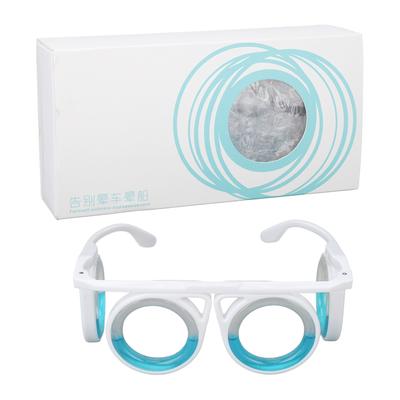 Motion Sickness Glasses Lightweight Portable Prevent Seasickness Lensless for Travel Sports Game