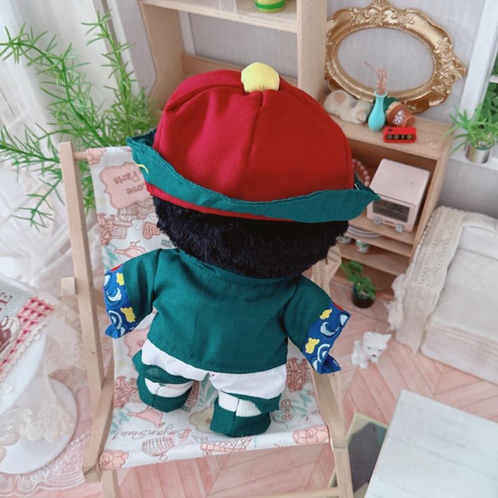 Green Cotton Doll Zombie Suit Cosplay Plush Dolls Clothes  20cm Cotton Doll