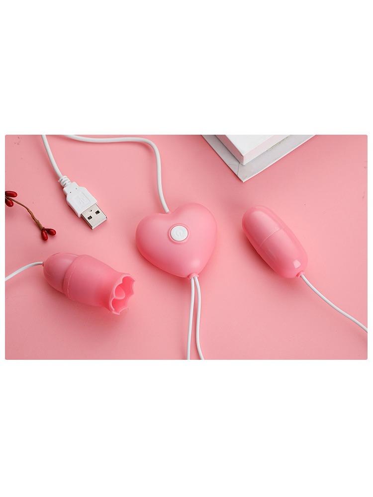 Nipple Sucker Tongue Vibrator Breast Massager G Spot Clitoris Licking Sex Toys