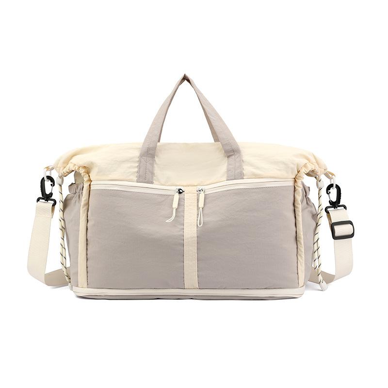 Extensible Large Capacity Shoulder Bag Women's Dry and Wet Separate Travel Bag Short Distance Duffel Bag