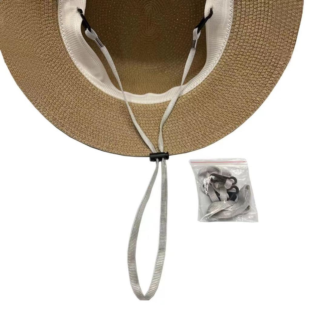 Hut winddichtes Seil Hutgürtel Kordelzug Fischerhut Sonnenschirm Befestigungsseil Schnalle Anti-Drop Zubehör