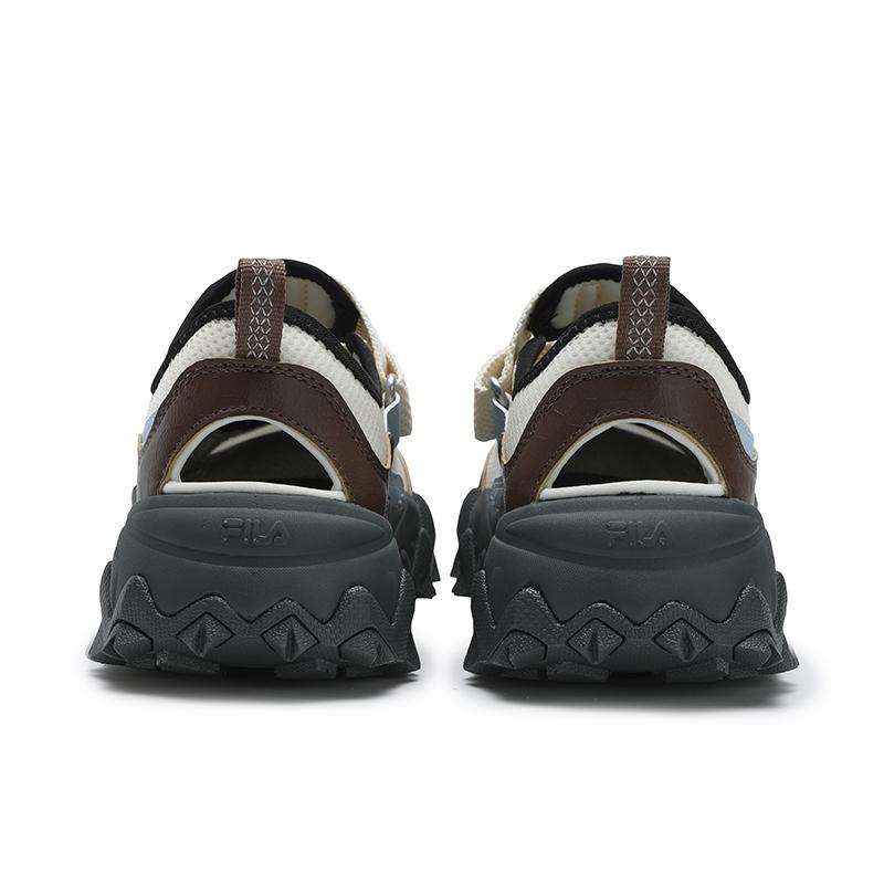 Fila Oakmont Sandal Fashion Trend Comfortable Casual Lightweight Water Shoes Women Sandals White Brown F12W521403FGC