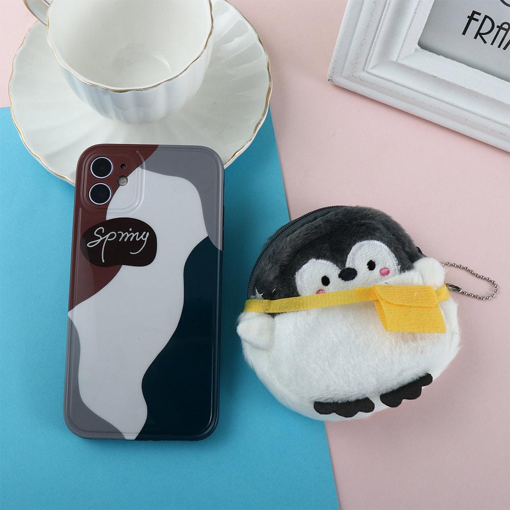 For Girls Children Penguin Korean Money Bag Card Holder Women Coin Purse Zipper Purse Wallets