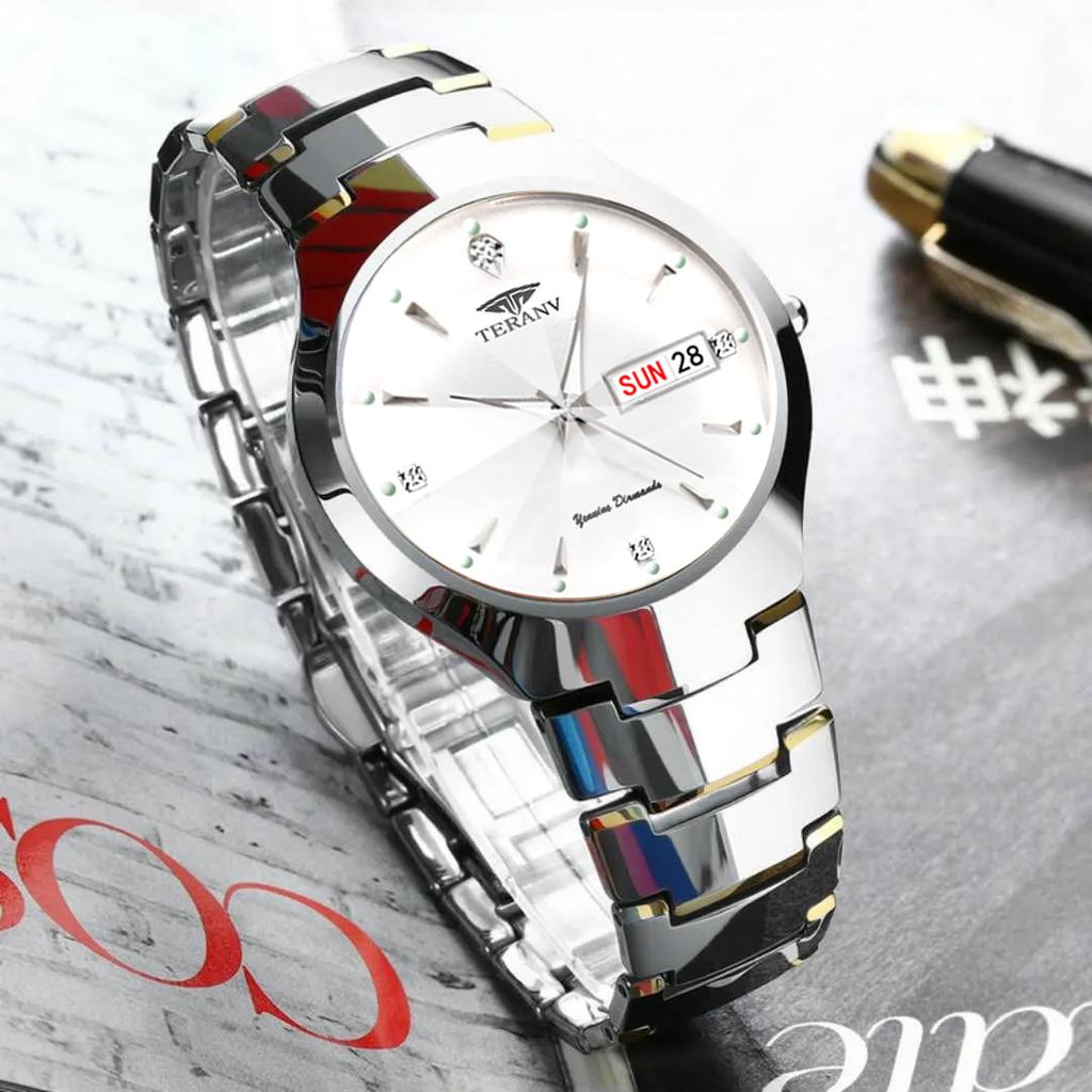 Ladies Watch Niche Mori Simple Double Calendar High-Value Quartz Watch