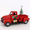 Vintage red truck decoration ornament Christmas decoration gift made of red metal truck