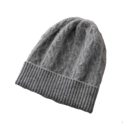 Knit Beanie Stretch Thick Head Cover for Autumn Winter Men Women Knitted Hat