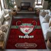 Liverpool Fc Customized Name Floor Rug Office Rug Design For Playrooms Dormitory Entryway Living Rooms Antislip Rug Anime Office Decor