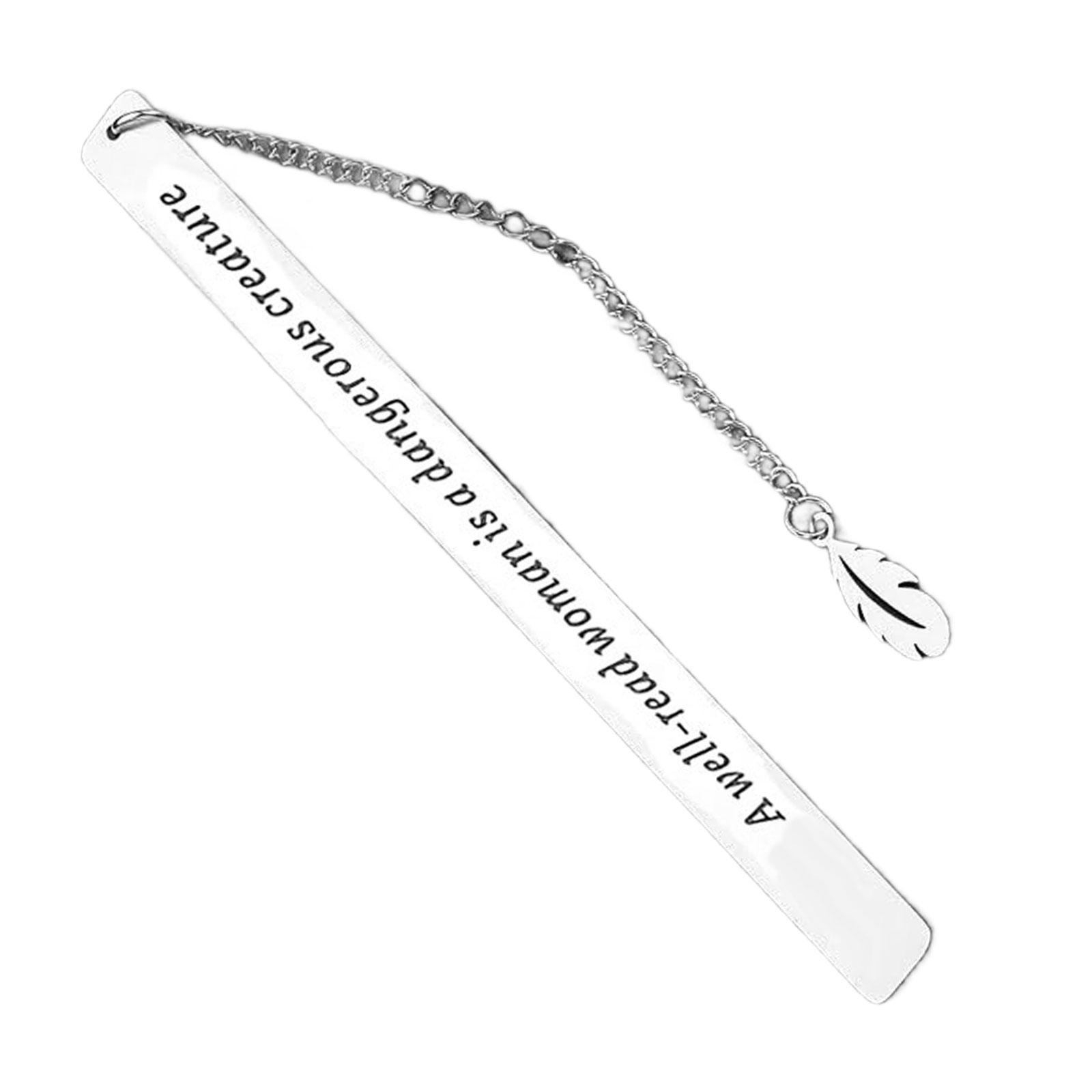 

Закладки из нержавеющей стали Вдохновляющие закладки Подвесные закладки Металлические закладки Разделитель страниц для учителя Любитель книг 116