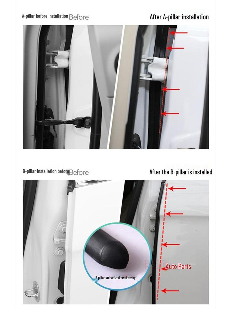 Dongfeng Fengshen AX5 Car Door Seal Strip - Noise & Dust Reduction